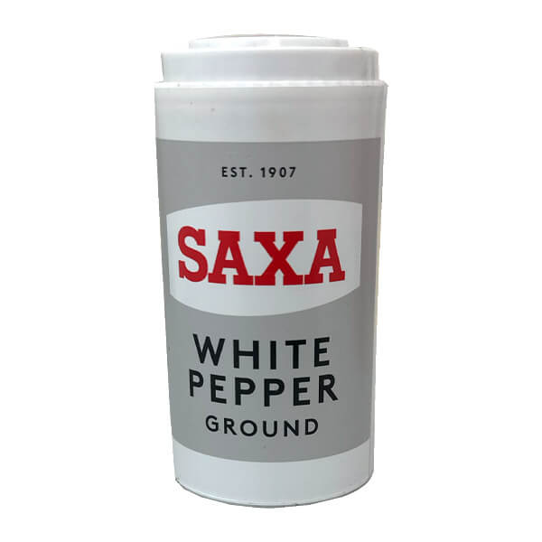 Saxa Ground White Pepper 25g @SaveCo Online Ltd