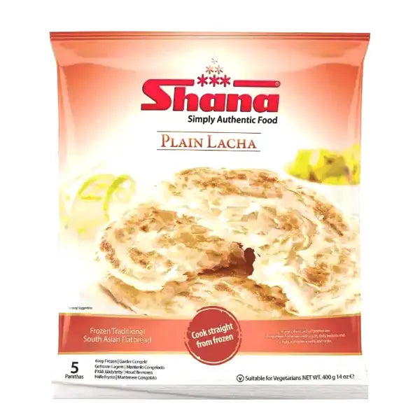 Shana Plain Lacha Paratha 400g @SaveCo Online Ltd