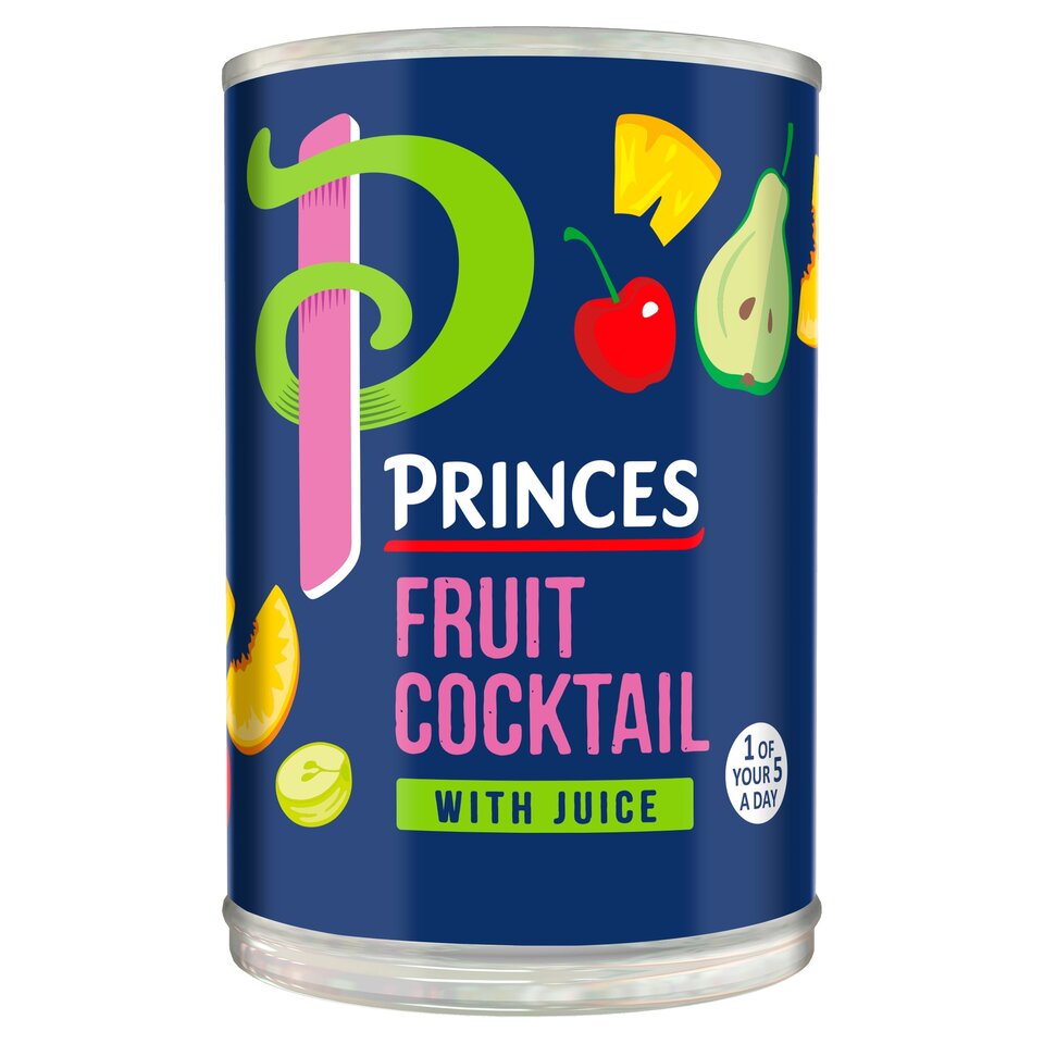 Princes Fruit Cocktail With Juice 410g @SaveCo Online Ltd