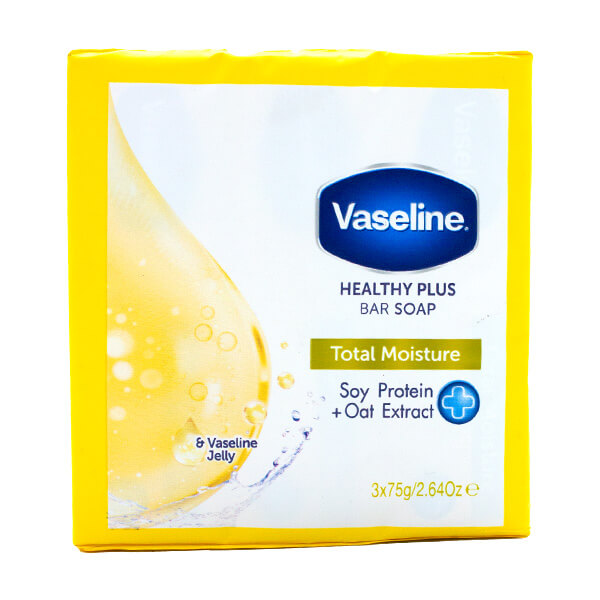 Vaseline Total Moisture Soap 3 pack - 225g @SaveCo Online Ltd