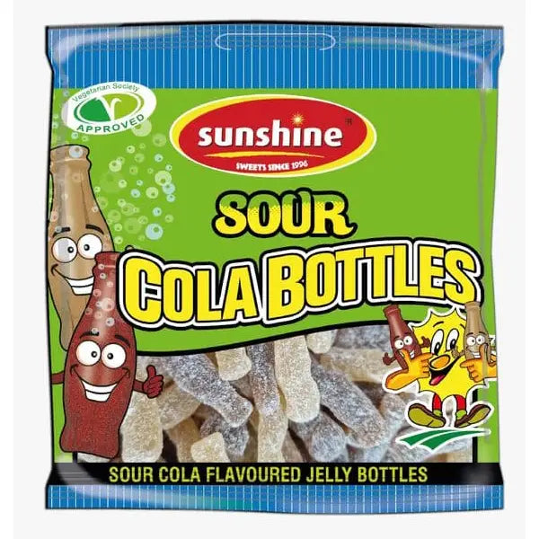 Sunshine Sour Cola Bottles 120g  @SaveCo Online Ltd