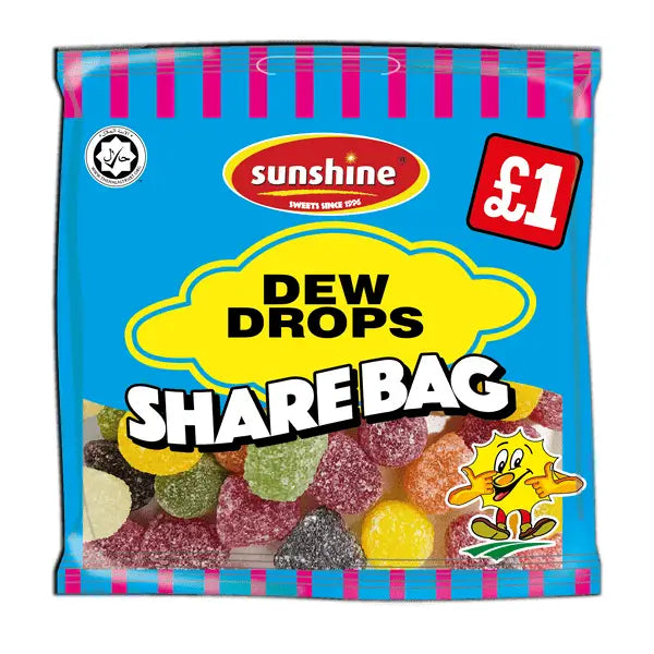 Sunshine Dew Drops Share Bag 120g  @SaveCo Online Ltd