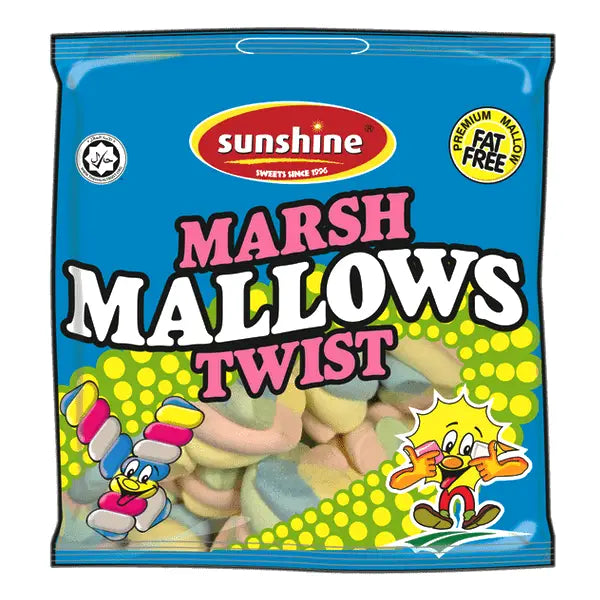 Sunshine Marshmallow Twist 110g @SaveCo Online Ltd