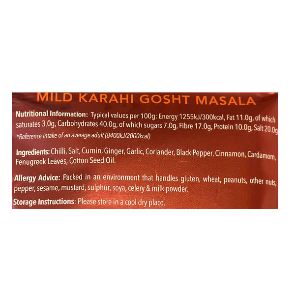 Supreme Mild Karahi Gosht Masala 100g @SaveCo Online Ltd