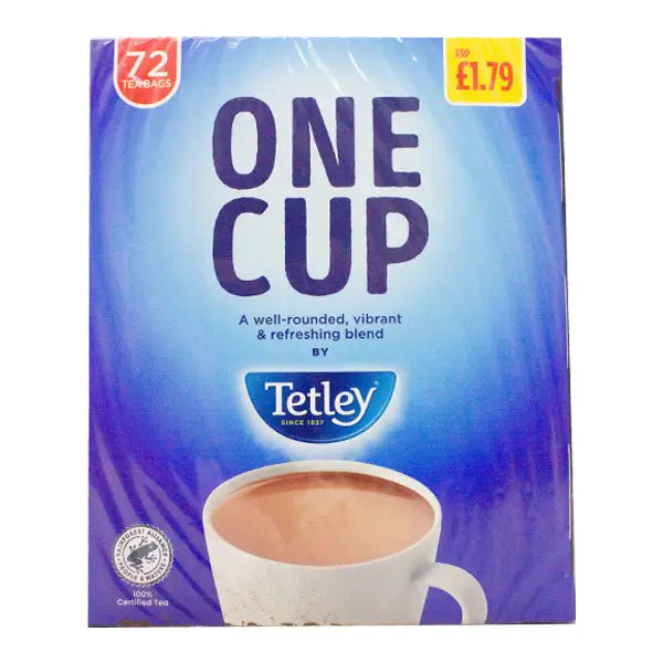 Tetley One Cup Tea Bags 144g @SaveCo Online Ltd