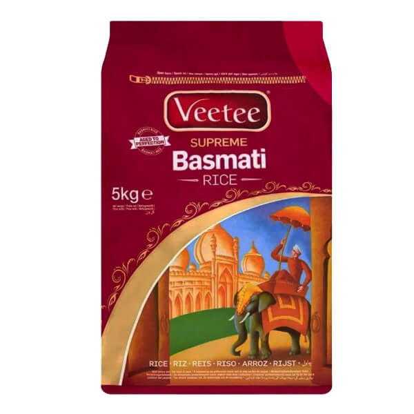 Veetee Supreme Basmati Rice 5kg @SaveCo Online Ltd
