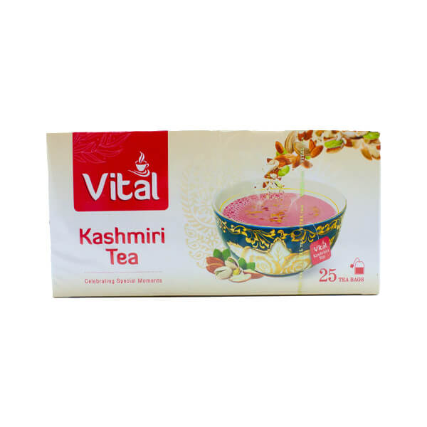 Vital Kashmiri Tea 25 Tea Bags   @SaveCo Online Ltd
