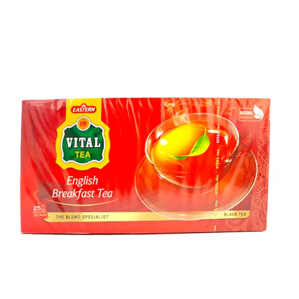 Vital English Breakfast Tea Bags 25 x 2g  @SaveCo Online Ltd