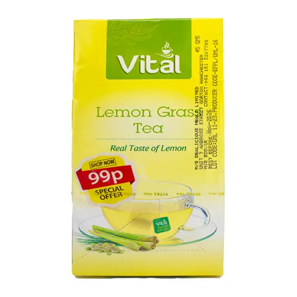 Vital Lemon Grass Tea Bags 30 x 1.5g  @SaveCo Online Ltd