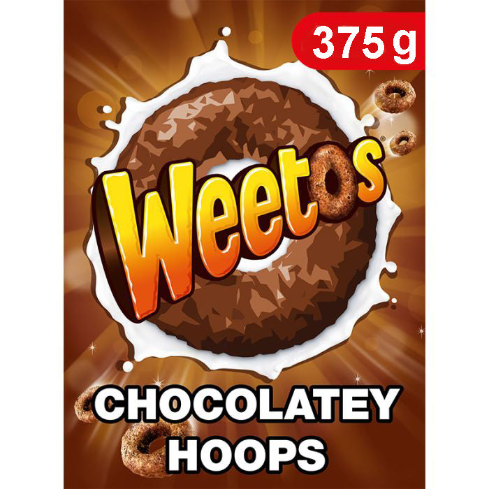 Weetos Chocolatey Hoops 375g @SaveCo Online Ltd