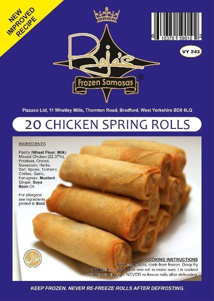 Rajas 20 Chicken Spring Rolls @ SaveCo Online Ltd