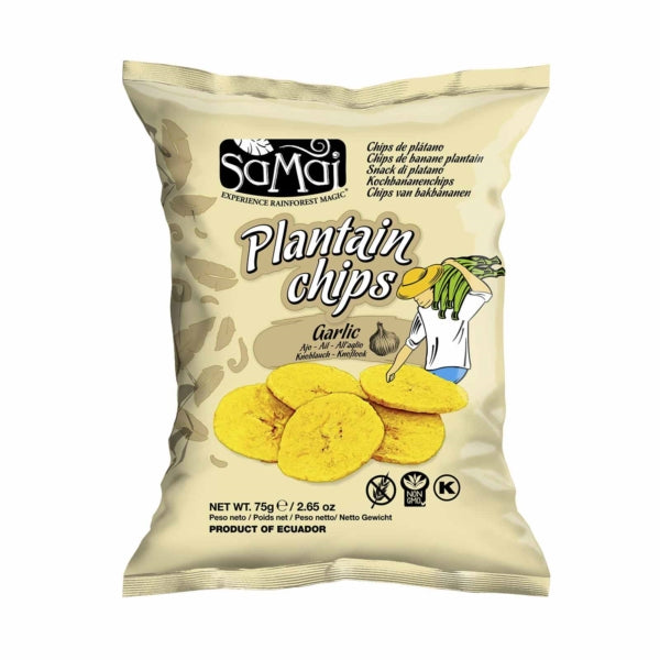 Samai Plantain Garlic Chips 75g @ SaveCo Online Ltd