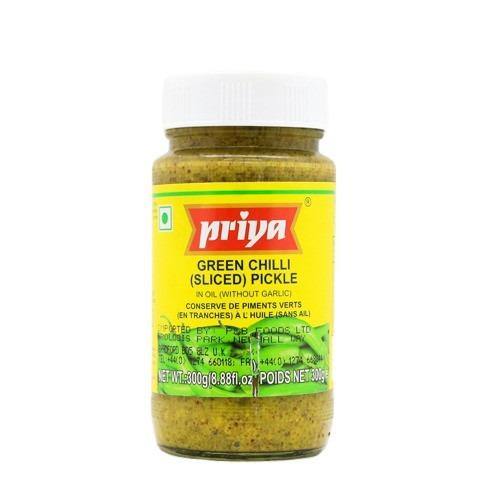 Priya green chilli (sliced) pickle SaveCo Online Ltd
