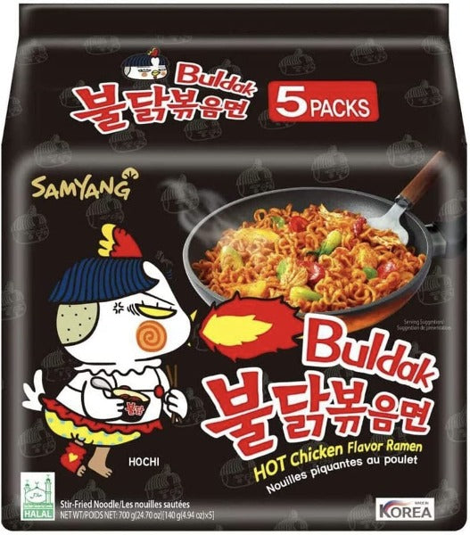 Samyang Buldak Hot Chicken Ramen 5 Pack