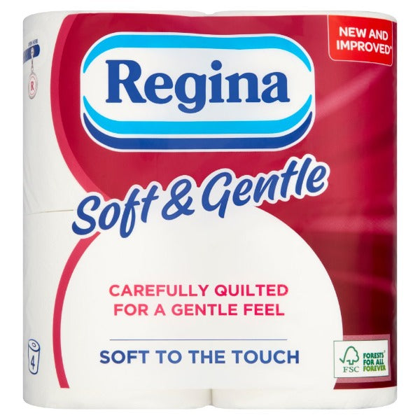 Regina Soft & Gentle Toilet Rolls - 4 Rolls