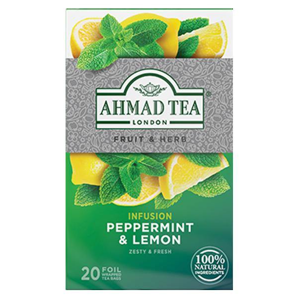 Ahmad Tea Fruit Herb Infusion Peppermint & Lemon @SaveCo Online Ltd