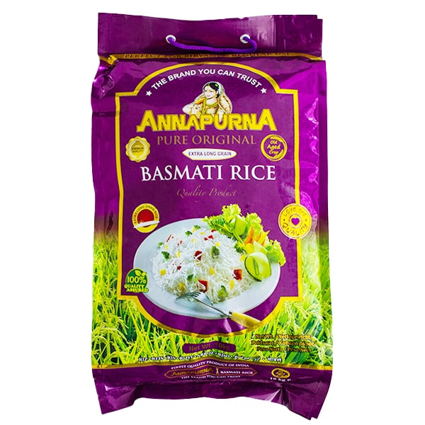 Annapurna Extra Long Grain Basmati Rice 10kg @ SaveCo Online Ltd
