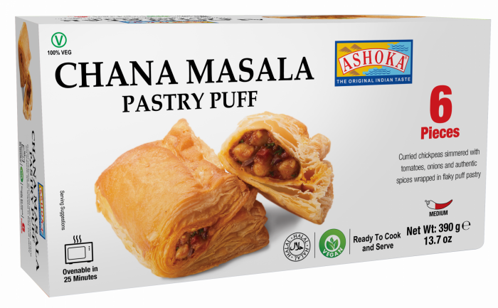 Frozen Ashoka Chana Masala Pastry Puff (6 pack)