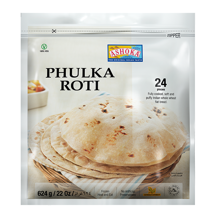 Frozen Phulka Roti (24 pack)