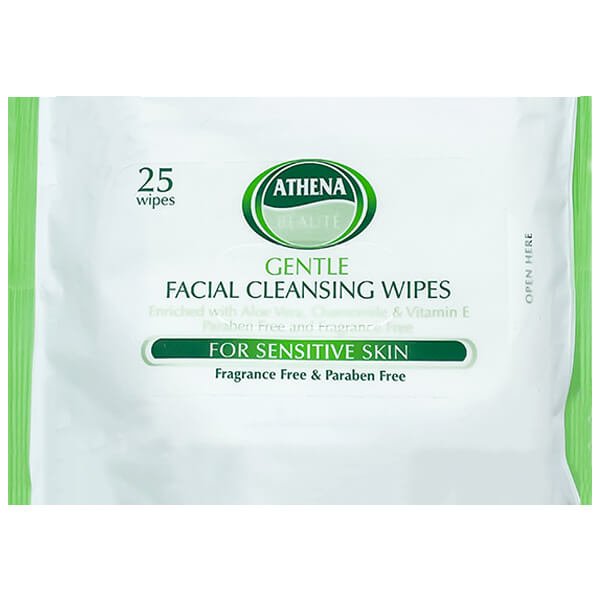 Athena Beauté gentle facial cleansing wipes SaveCo Online Ltd