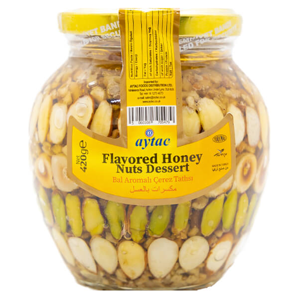 Aytac Flavoured Honey Nuts Dessert 420g @ Saveco Online Ltd