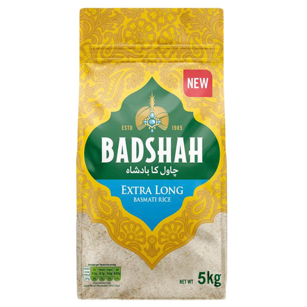 Badshah Extra Long Basmati Rice 5kg @SaveCo Online Ltd