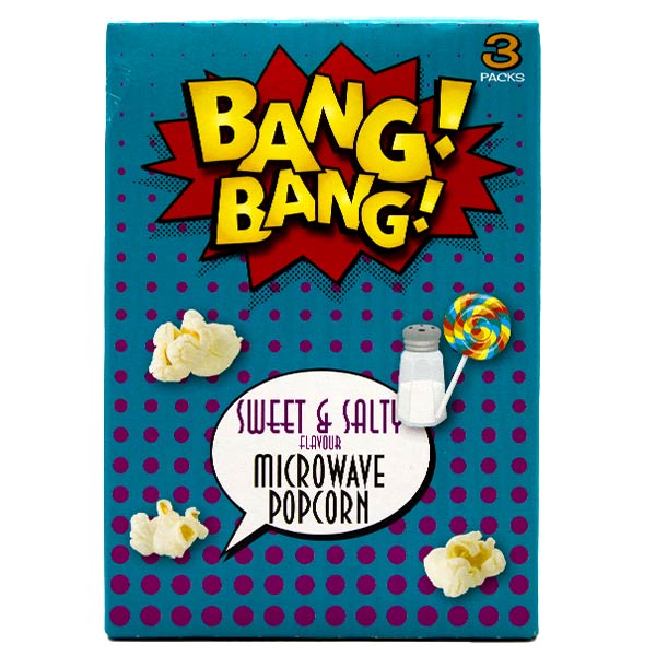 Bang Bang Sweet And Salty Popcorn 3x85g @ SaveCo Online Ltd