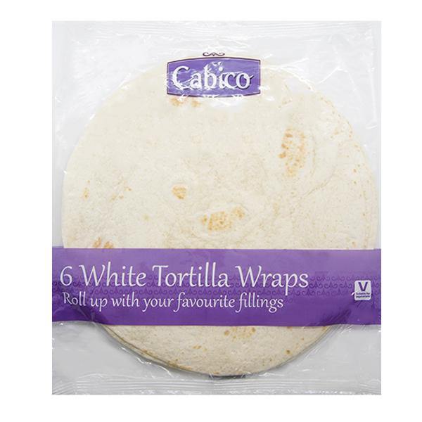 Cabico 6 White Tortilla Wraps 370g @ SaveCo Online Ltd