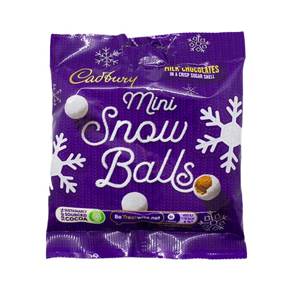 Cadbury Mini Snow Balls 80g @ SaveCo Online Ltd