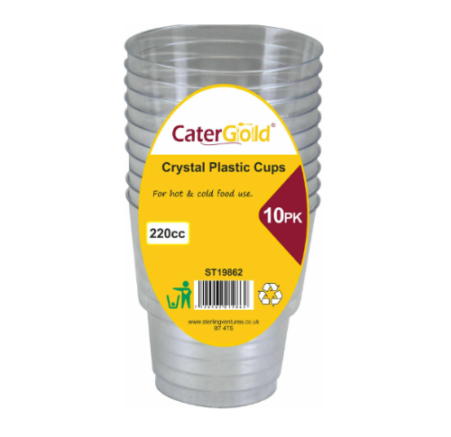 Crystal Clear Plastic Cups-10pk @ SaveCo Online Ltd