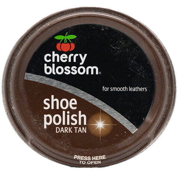 Cherry Blossom Shoe Polish Dark Tan 50g @SaveCo Online Ltd