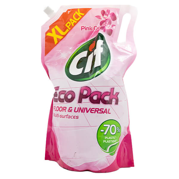 Cif Eco Pack Floor and Universal Multi-Surfaces Pink Orchid @SaveCo Online Ltd