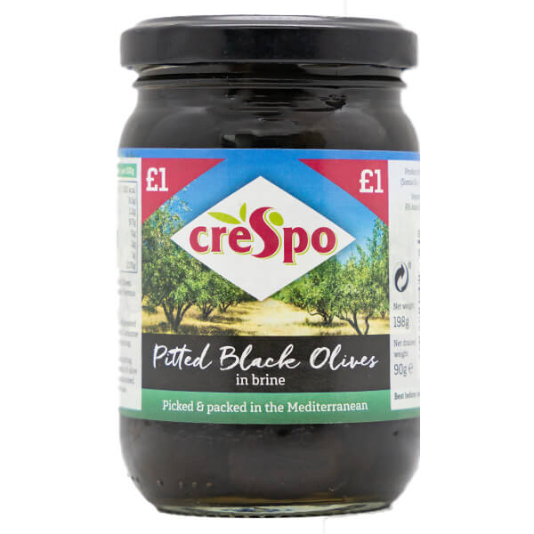 Crespo Pitted Black Olives In Brine @ SaveCo Online Ltd