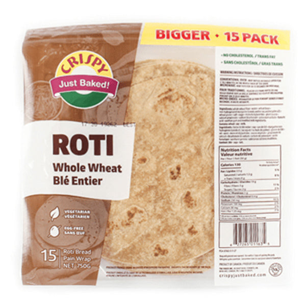 Crispy Just Baked Whole Wheat Rotis (15 pack) @SaveCo Online Ltd