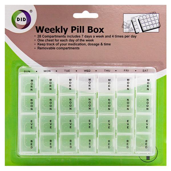 DID Weekly Pill Box SaveCo Online Ltd