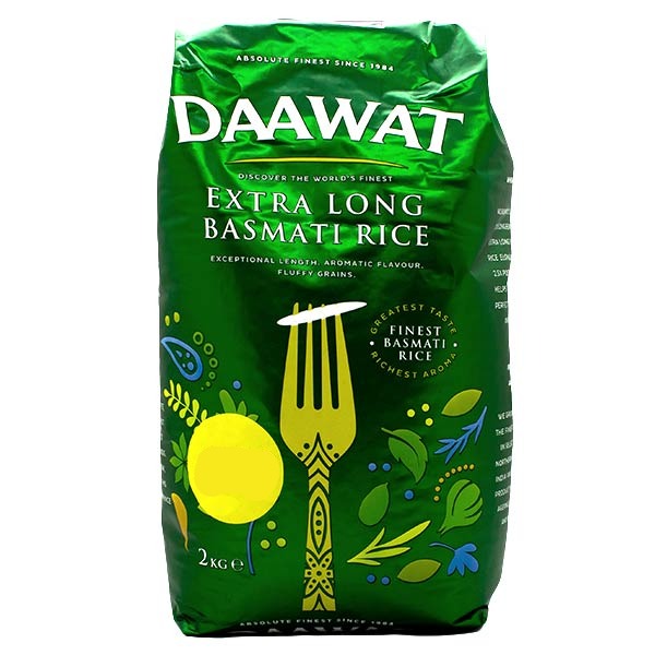 Daawat Extra Long Basmati Rice 2kg @ SaveCo Online Ltd