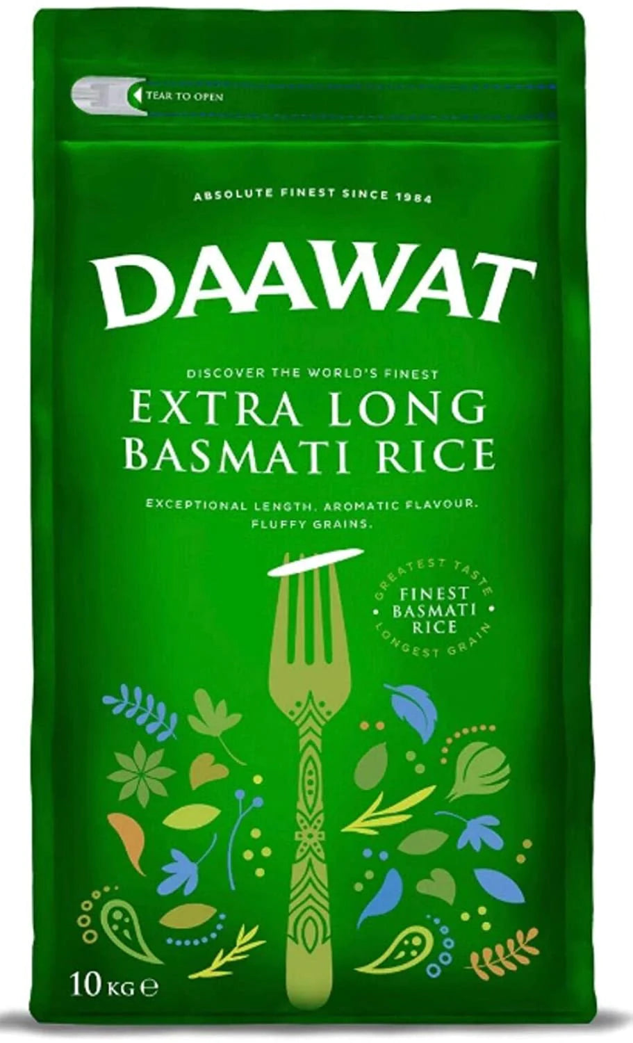 Daawat Extra Long Basmati Rice 10kg @SaveCo Online Ltd