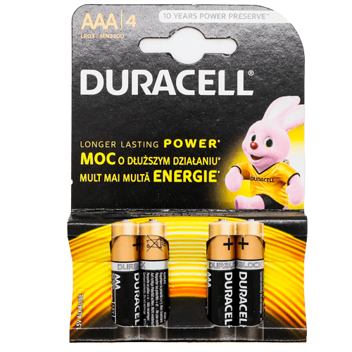 Duracell AAA Batteries (4pck) @ SaveCo Online Ltd