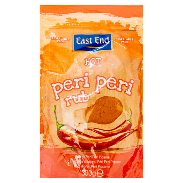 East End Hot Peri Peri Rub (300g) @ SaveCo Online Ltd