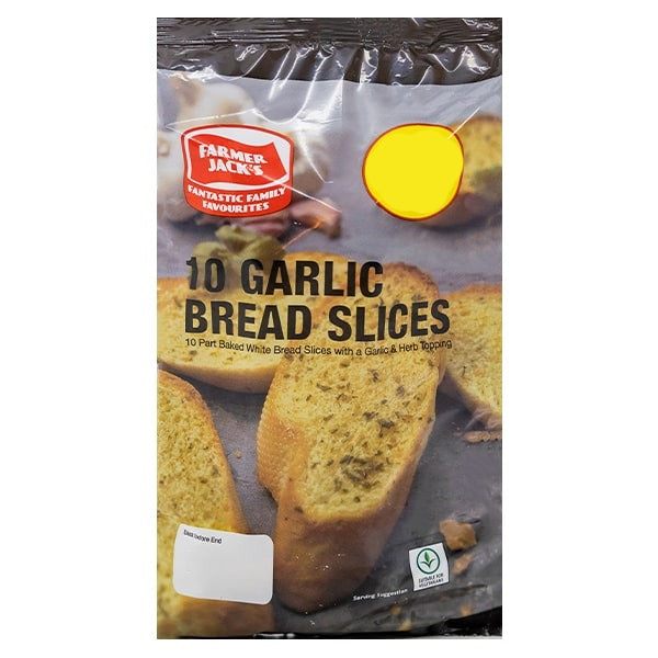 Farmer Jack's 10 Garlic Bread Slices @ SaveCo Online Ltd