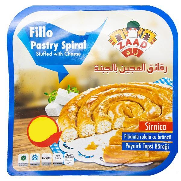 Zaad Filo Pastry Spiral With Cheese 800g @ SaveCo Online Ltd