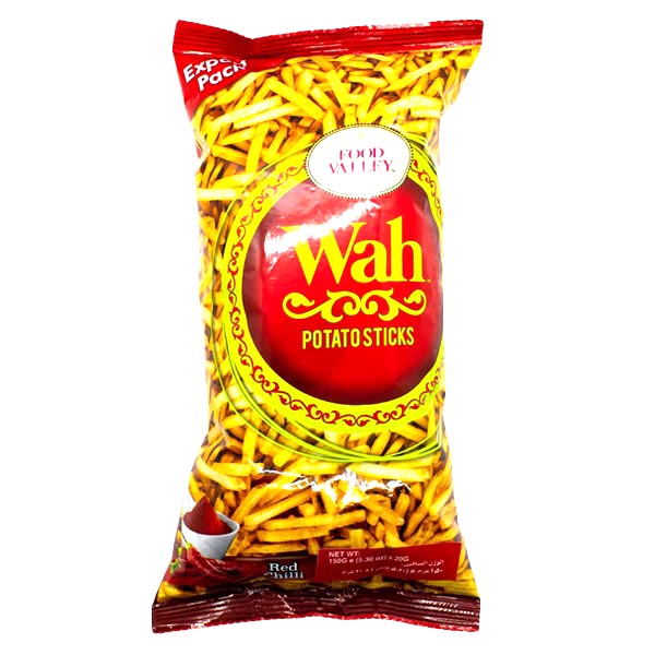 Wah Red Chilli Potato Sticks 150g @SaveCo Online Ltd