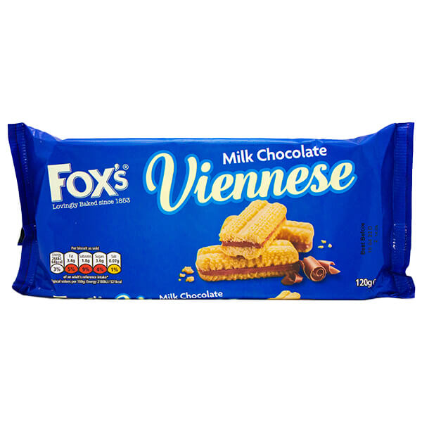Fox's Viennese Milk Chocolate 120g @ SaveCo Online Ltd