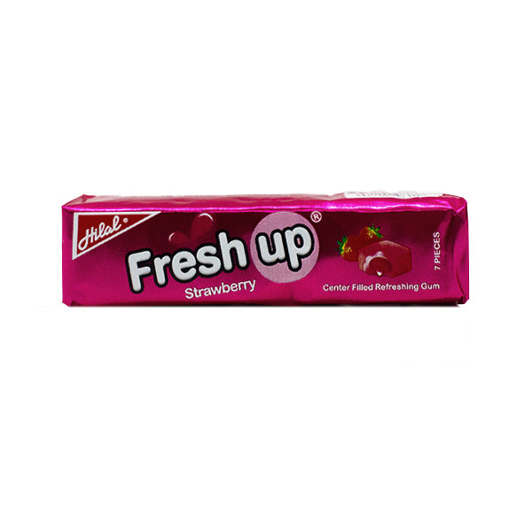 Fresh Up - Strawberry Flavour Gum (7 pieces)
