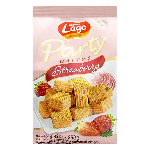 Lago Strawberry Party Wafers Grocery Delivery Service Saveco Online Ltd 7413