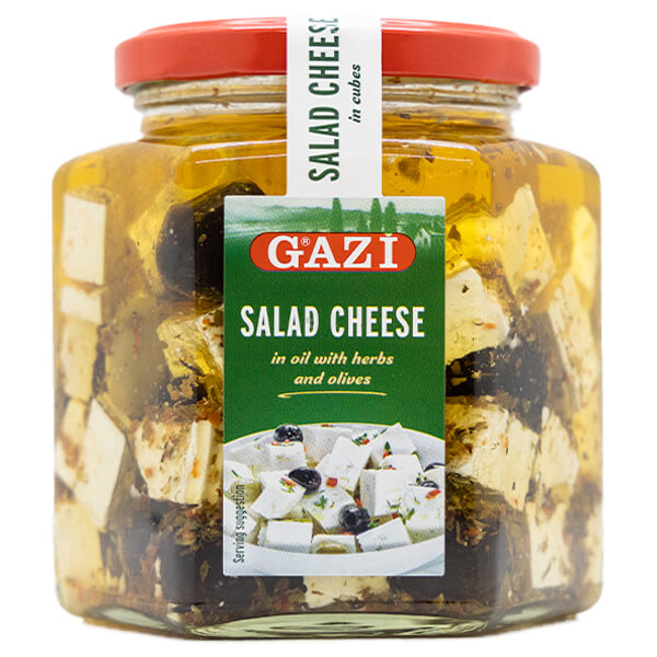 Gazi Salad Cheese In Oil Herbs & Olives @ SaveCo Online Ltd