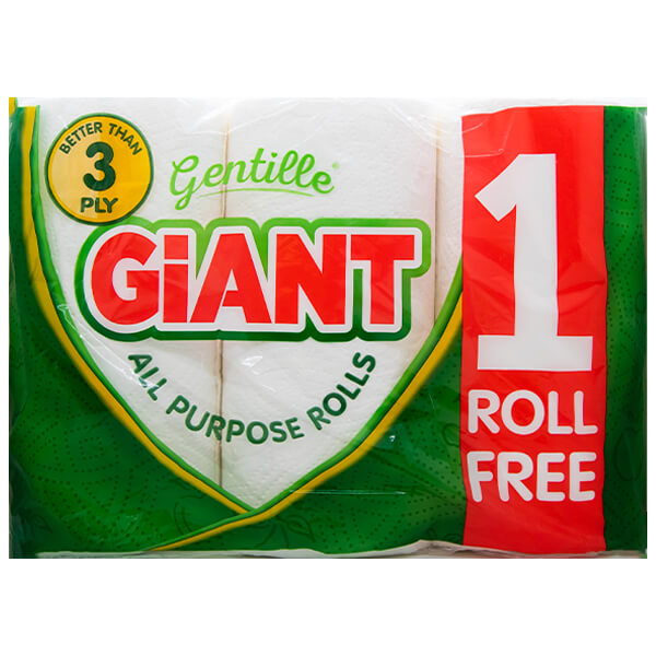 Gentille Giant All Purpose Rolls (3 Pack) @ SaveCo Online Ltd