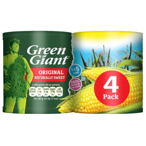 Green Giant Sweetcorn 4 pack @SaveCo Online Ltd