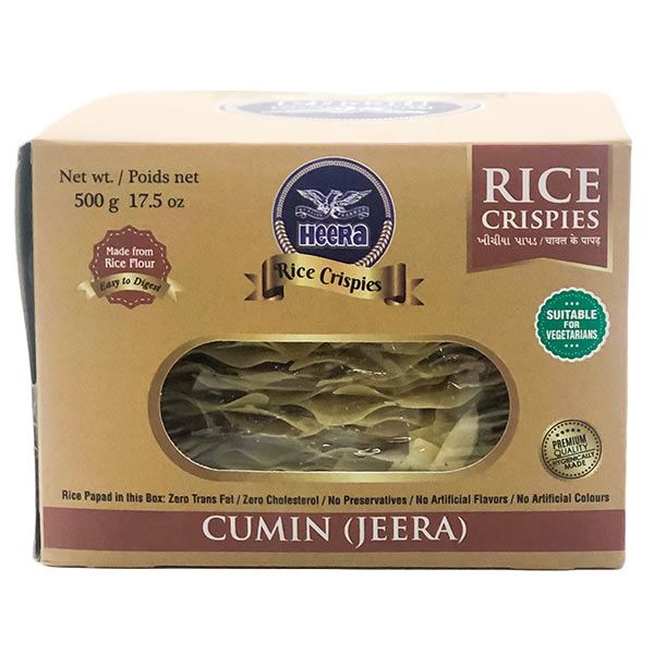 Heera Cumin Rice Crispies (Papri Kichya) 500g @ SaveCo Online Ltd