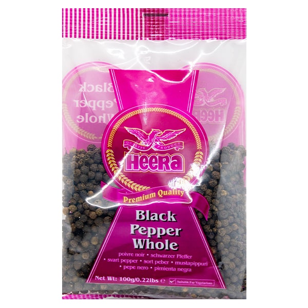 Heera Black Pepper Whole 100g @SaveCo Online Ltd